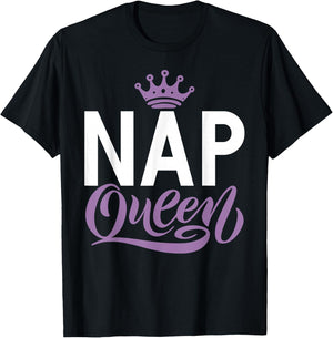 Nap Queen Sleep T-Shirt - T-Shirt | Black