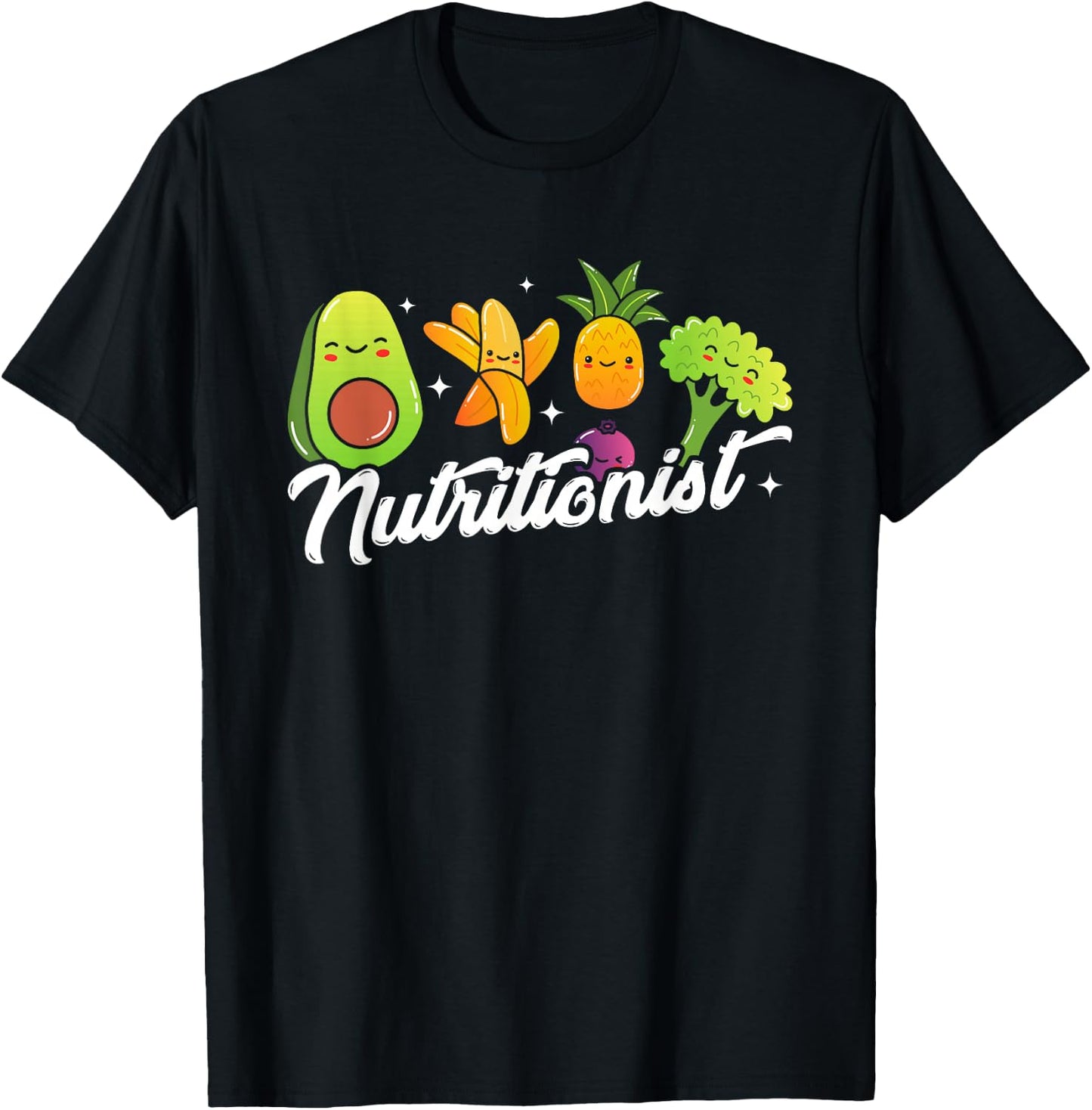 Nutritionist | Dietician Vegetables | Nutrition Dietitian T-Shirt - T-Shirt | Black