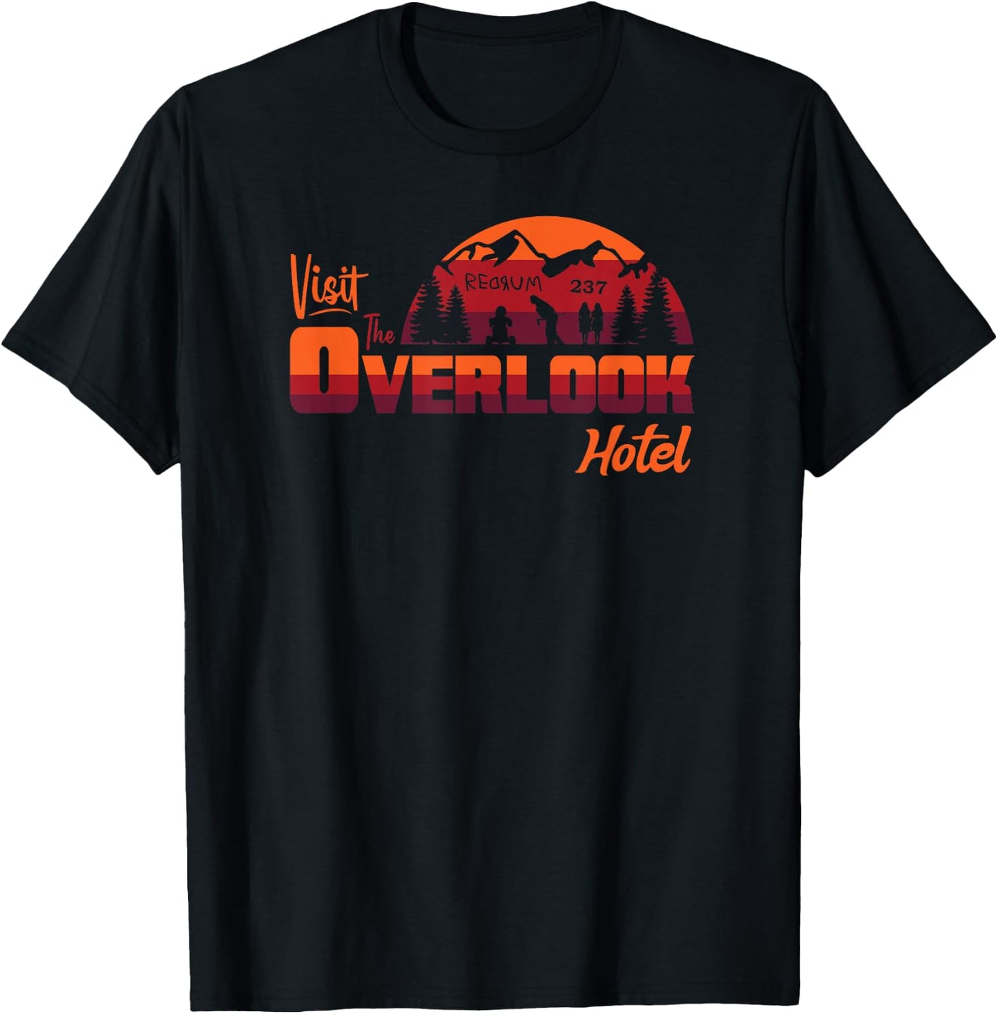 Visit The Overlook Hotel - The Vacation You Deserve T-Shirt - T-Shirt | Black