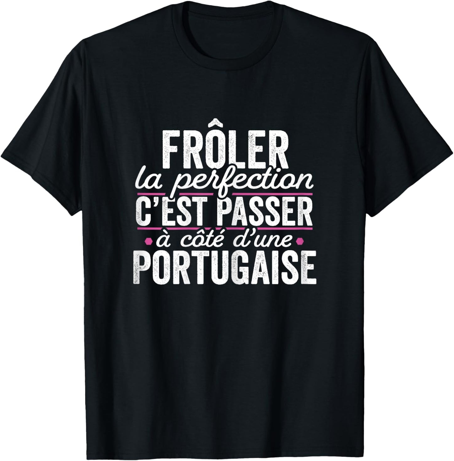 The Perfect Portuguese Woman Gift Humor Portugal T-Shirt - T-Shirt | Black