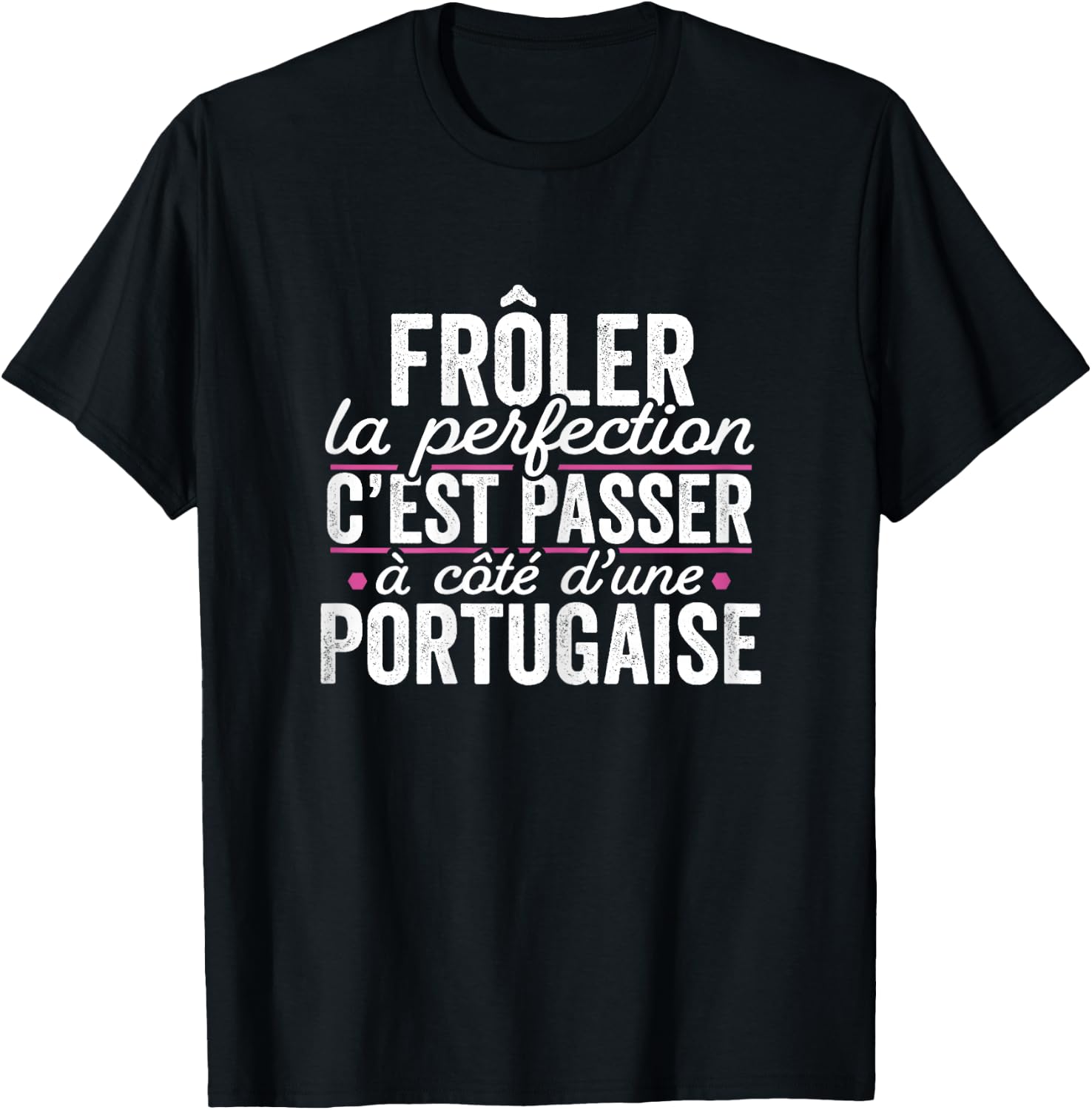 The Perfect Portuguese Woman Gift Humor Portugal T-Shirt - T-Shirt | Black