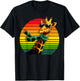Giraffe Vintage Animal Sunglasses Giraffe T-Shirt - T-Shirt | Black