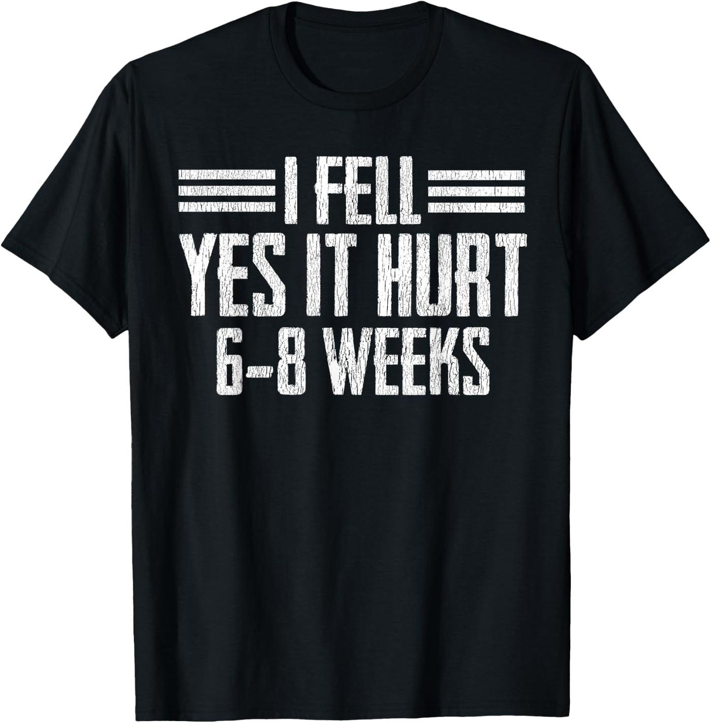 Cool Broken Bone Gift Funny Broke Arm Leg Wrist Recovery T-Shirt - T-Shirt | Black