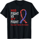 His Fight Is My Fight Pulmonary Fibrosis Awareness T-Shirt - T-Shirt | Black
