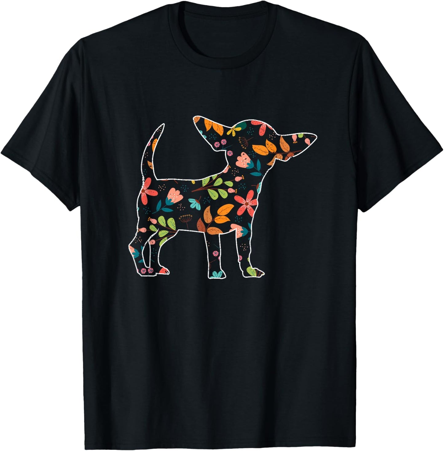 Dog Breed Animal Lover Men Women Gift Cute Pet Chihuahua T-Shirt - T-Shirt | Black