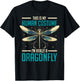 This Is My Human Costume I'm Really a Dragonfly Funny T-Shirt - T-Shirt | Black