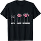 Rock Paper Scissors Cat Paw Game Cute Cat Pets Women T-Shirt - T-Shirt | Black