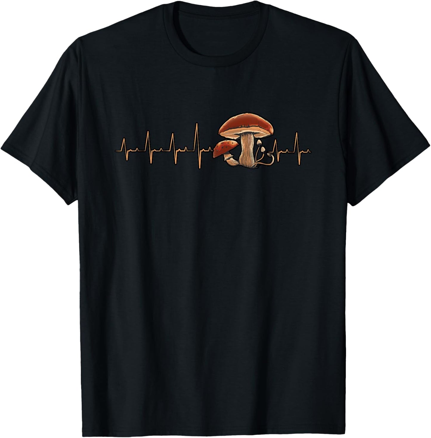 Mushroom Collector Mushroom Finder , black T-Shirt - T-Shirt | Black
