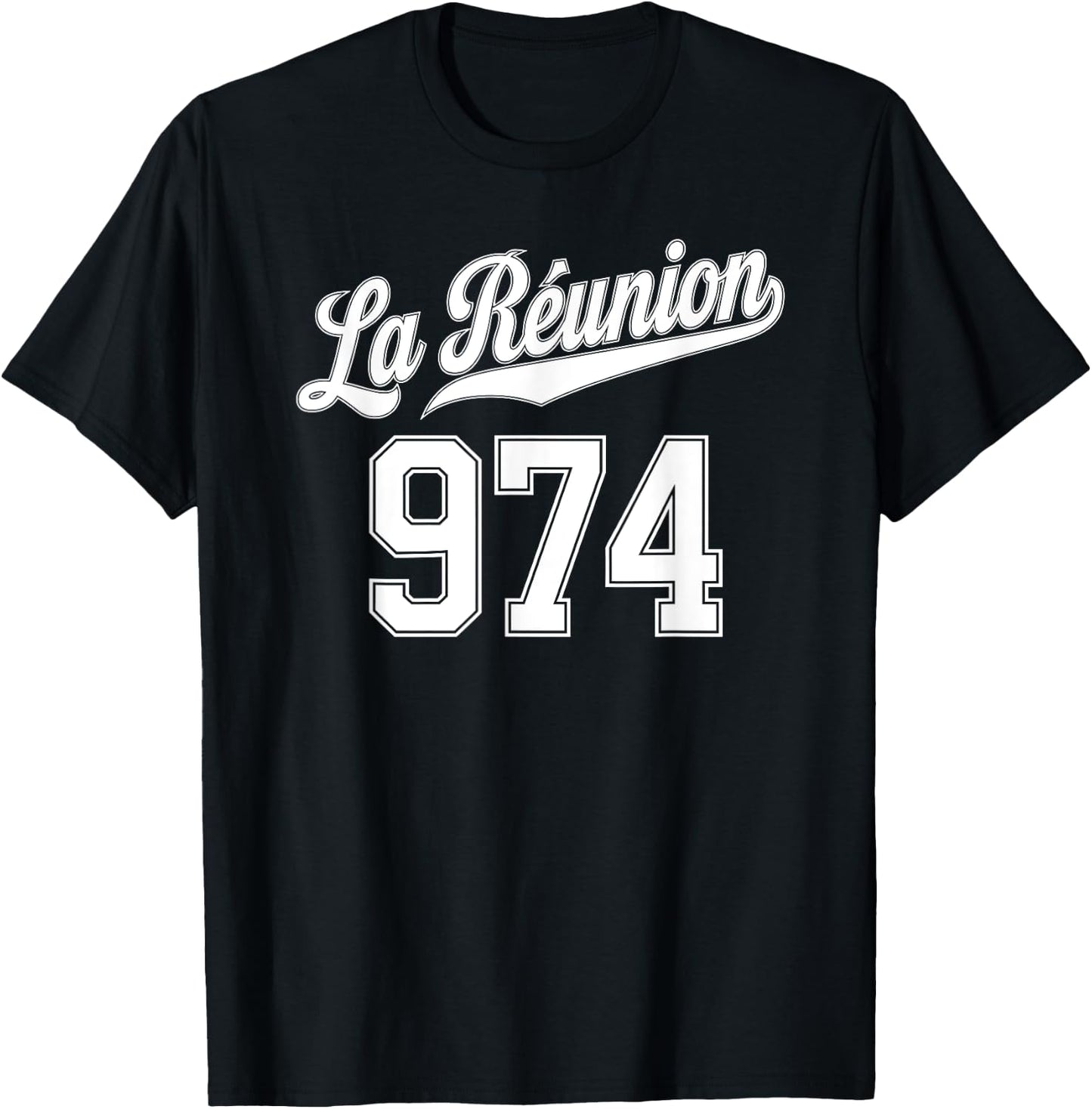La Réunion 974 T-Shirt - T-Shirt | Black