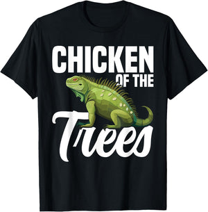 Iguana Hunting Equipment Chicken of the Trees Lizard Hunter T-Shirt - T-Shirt | Black