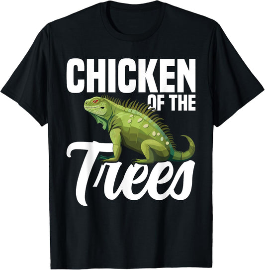 Iguana Hunting Equipment Chicken of the Trees Lizard Hunter T-Shirt - T-Shirt | Black