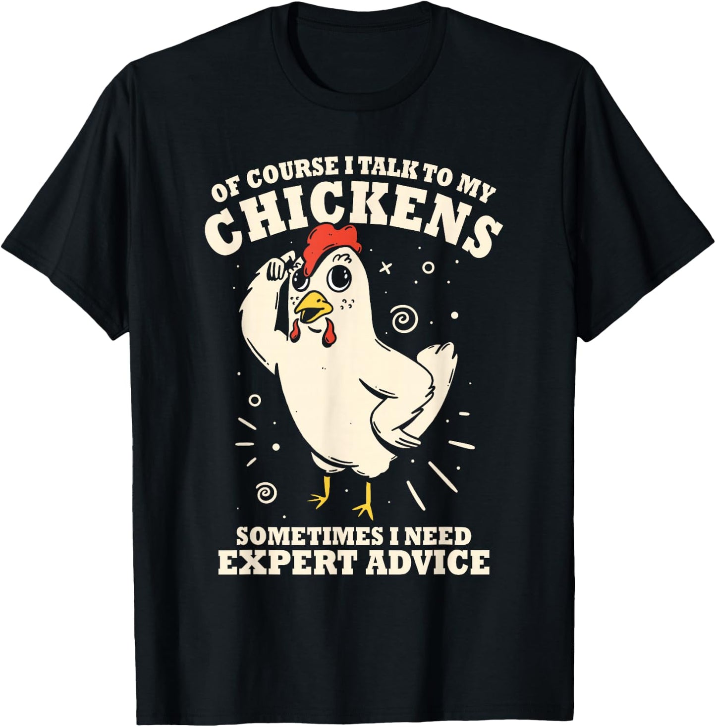Funny Hen House Chicken T-Shirt - T-Shirt | Black