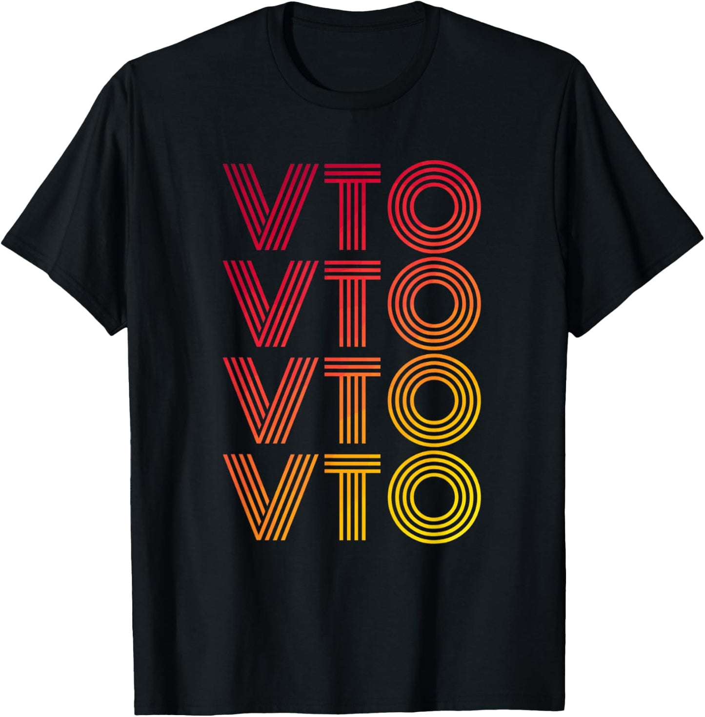 Swagazon VTO Retro Style Design T-Shirt - T-Shirt | Black