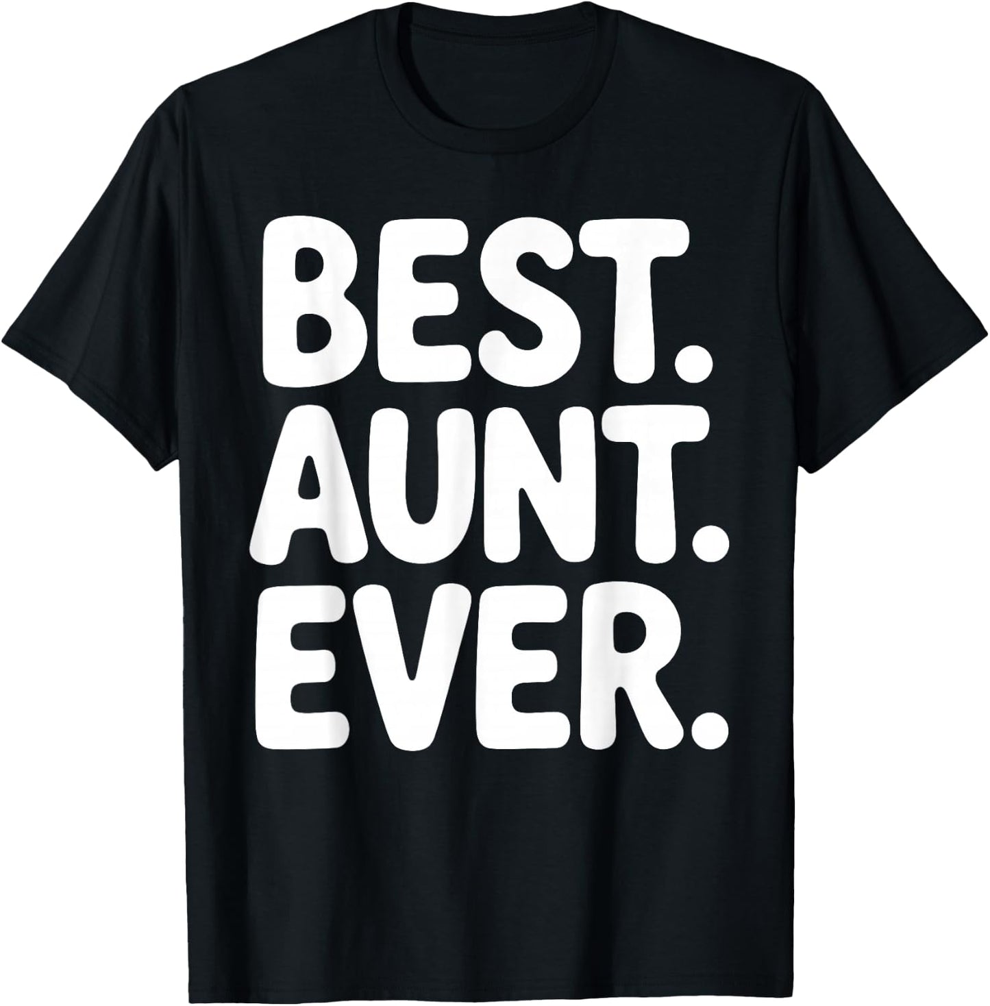 Funny Aunt Art for Aunt Auntie Promoted to Aunt Pregnancy T-Shirt - T-Shirt | Black