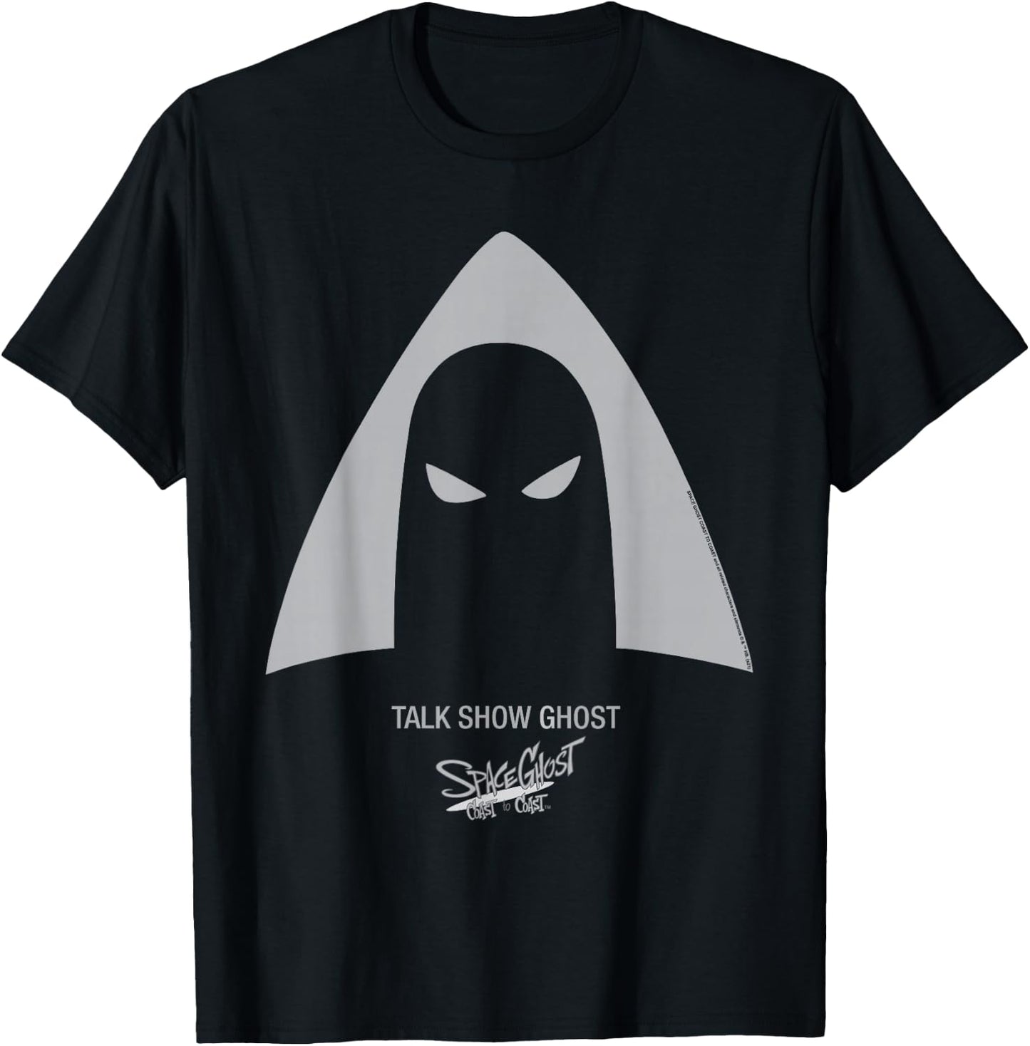 Space Ghost Coast to Coast Talk Show Ghost T-Shirt - T-Shirt | Black
