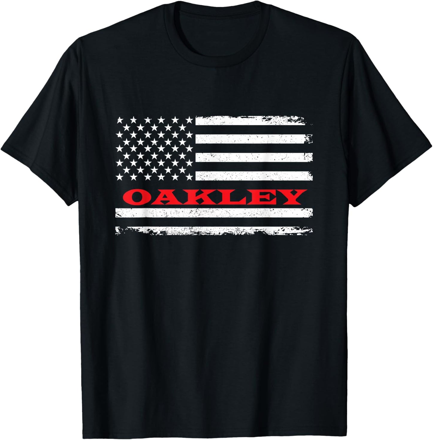 California Flag Oakley USA Patriotic Souvenir , black T-Shirt - T-Shirt | Black
