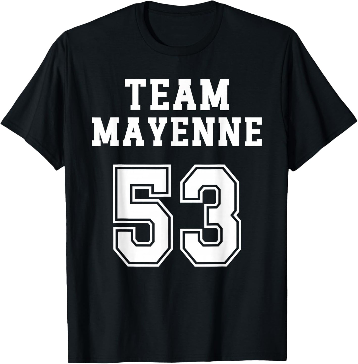 Mayenne Humour Mayennais Team Pays de la Loire Region , Black, S T-Shirt - T-Shirt | Black