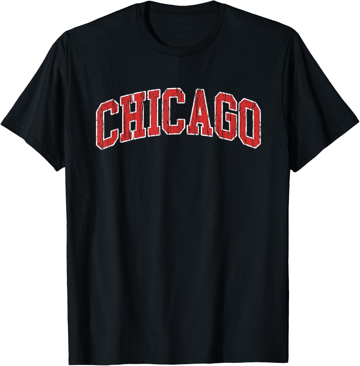 Chicago Vintage Gifts Women Boys Girls Kids T-Shirt - T-Shirt | Black