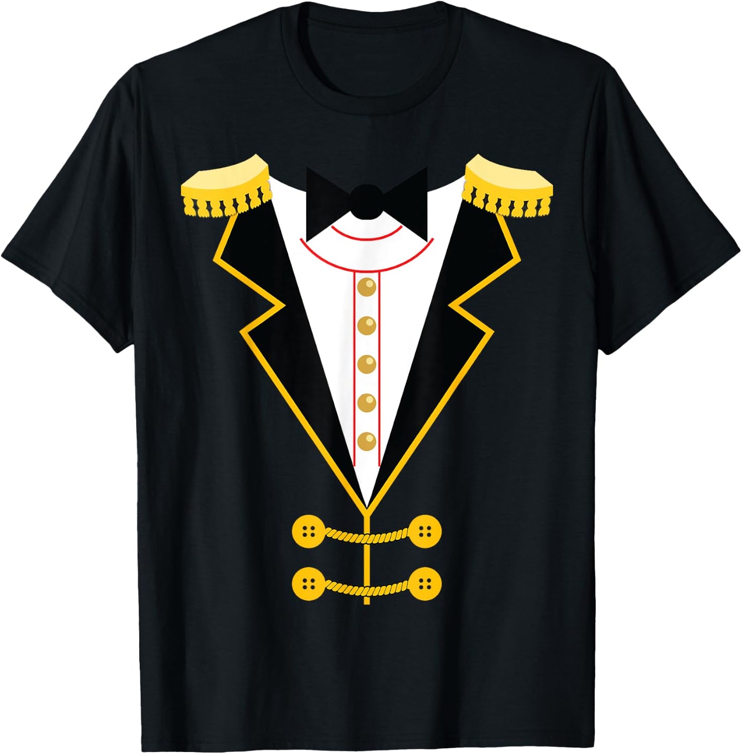 Ringmaster Costume Kids Boys Girls Circus Showman Halloween T-Shirt - T-Shirt | Black