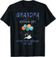 Grandpa Outer Space 1st Bday First Trip Around The Sun T-Shirt - T-Shirt | Black