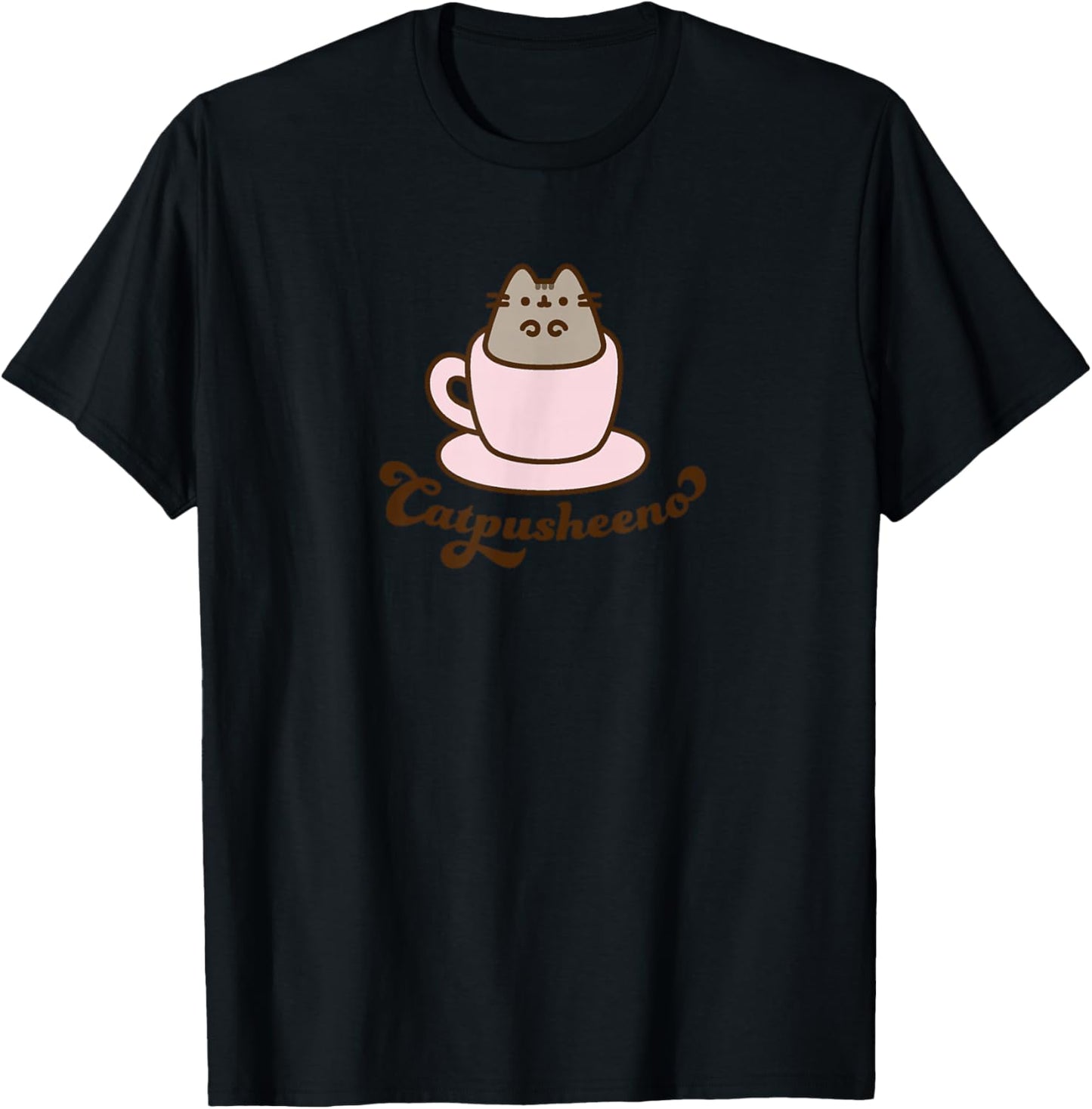 Pusheen Catpusheeno Tasse à café T-Shirt - T-Shirt | Black