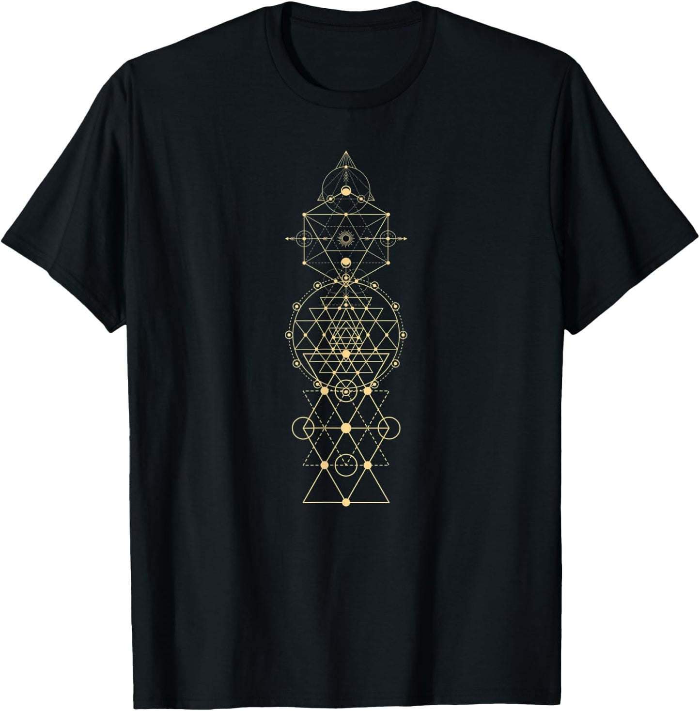 Sacred Geometric Shapes Sacred-G T-Shirt - T-Shirt | Black