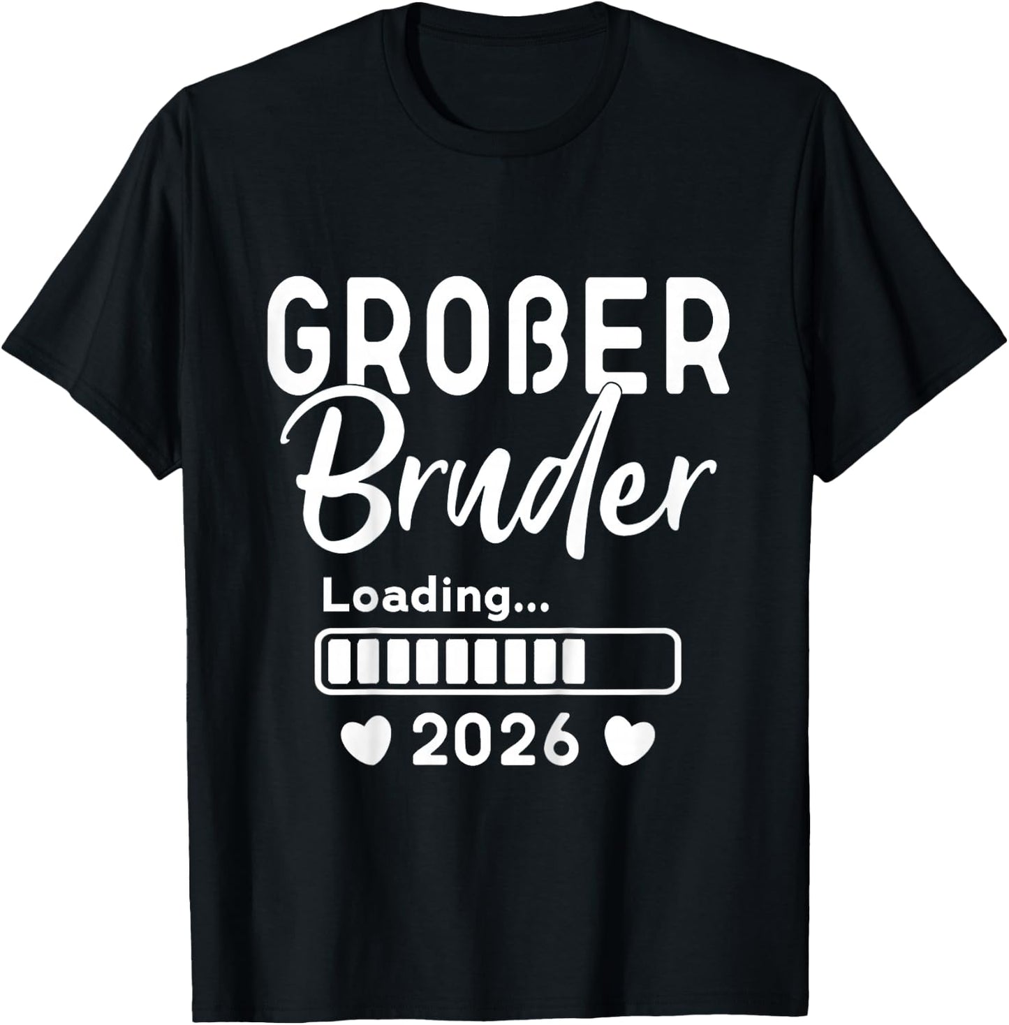 Children's Big Brother Loaded 2026 Ich werde Großer Bruder 2026 , black T-Shirt - T-Shirt | Black