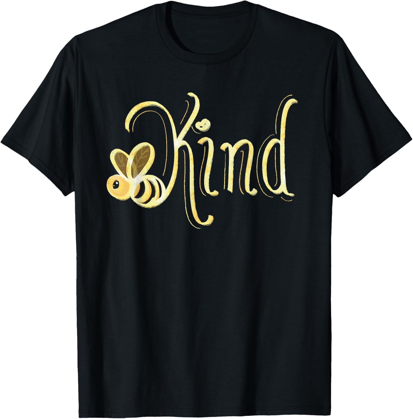 Be Kind, Kindness, Bee Kind T-Shirt - T-Shirt | Black