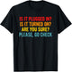 Is It Plugged In? Is It Turned On? Funny Retro Quote T-Shirt - T-Shirt | Black