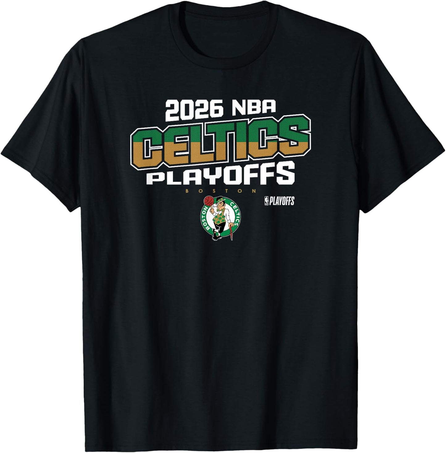 NBA Official 2026 Playoffs Boston Celtics Next Level T-Shirt - T-Shirt | Black