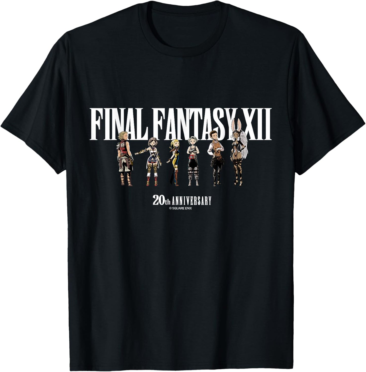 Final Fantasy Annivasary Collection FFXII Special Art T-Shirt - T-Shirt | Black
