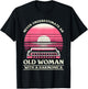 Never Underestimate An Old Woman With A Harmonica T-Shirt - T-Shirt | Black