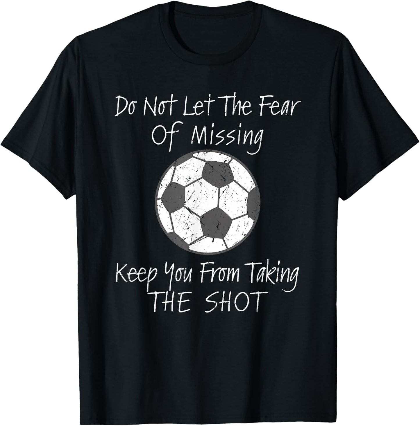 Soccer Inspirational Quote For Soccer Coach Soccer Game T-Shirt - T-Shirt | Black