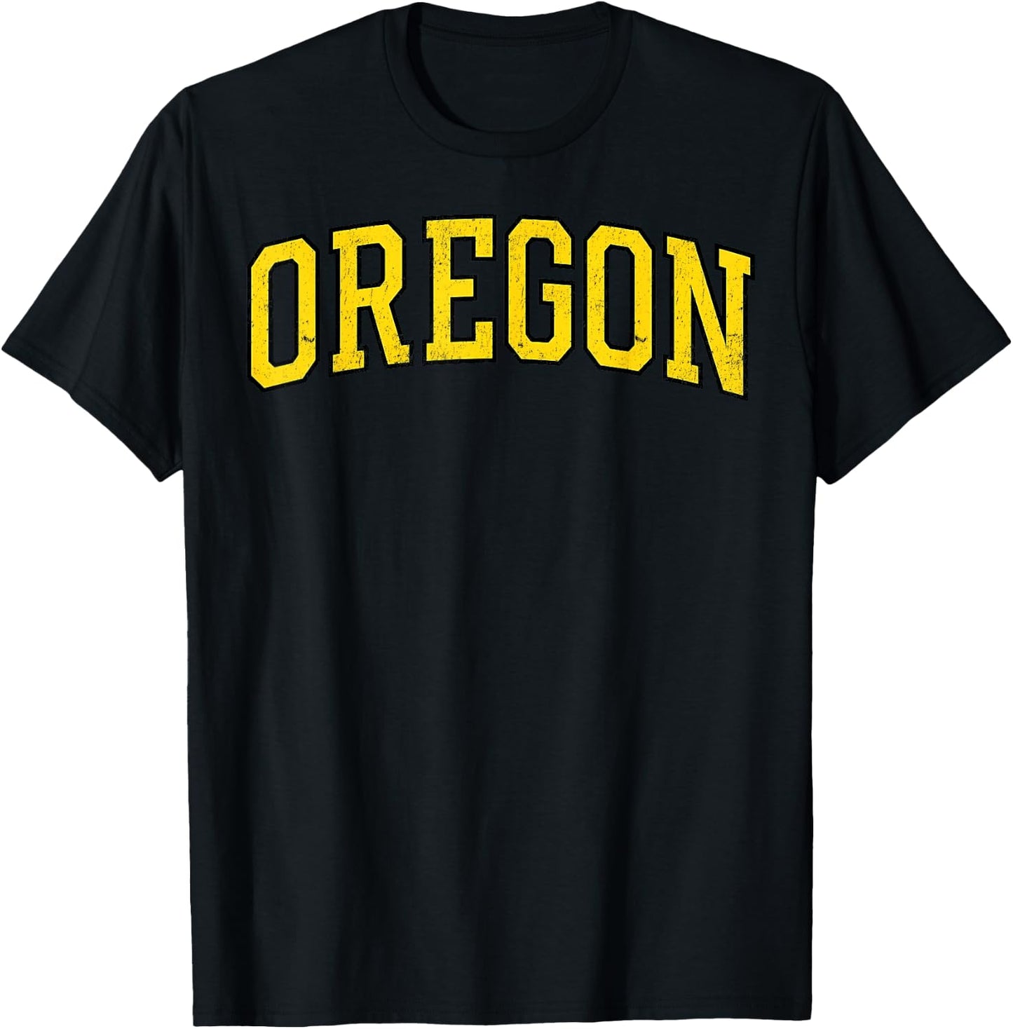 Vintage Oregon Men Oregon Women Green Design Men Women Kids T-Shirt - T-Shirt | Black