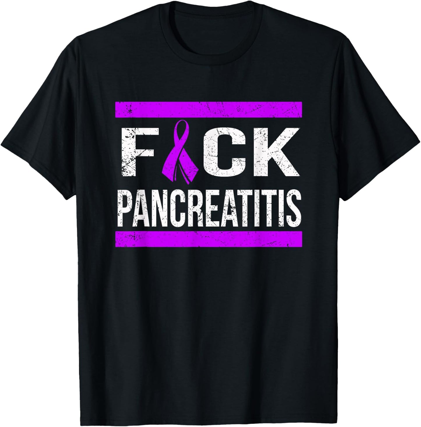 Support Pancreatitis Awareness T Shirt T-Shirt - T-Shirt | Black