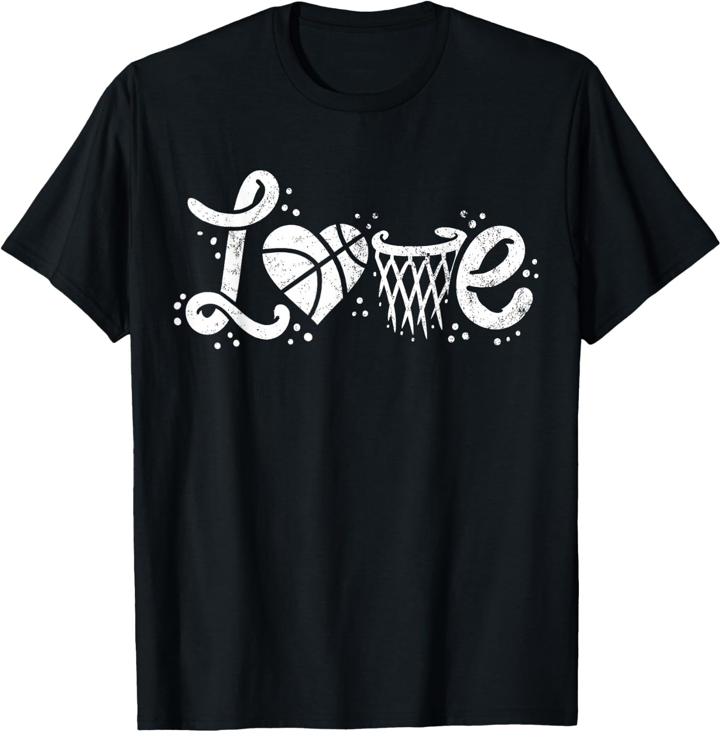Basketball Player Court Ball Gift T-Shirt - T-Shirt | Black