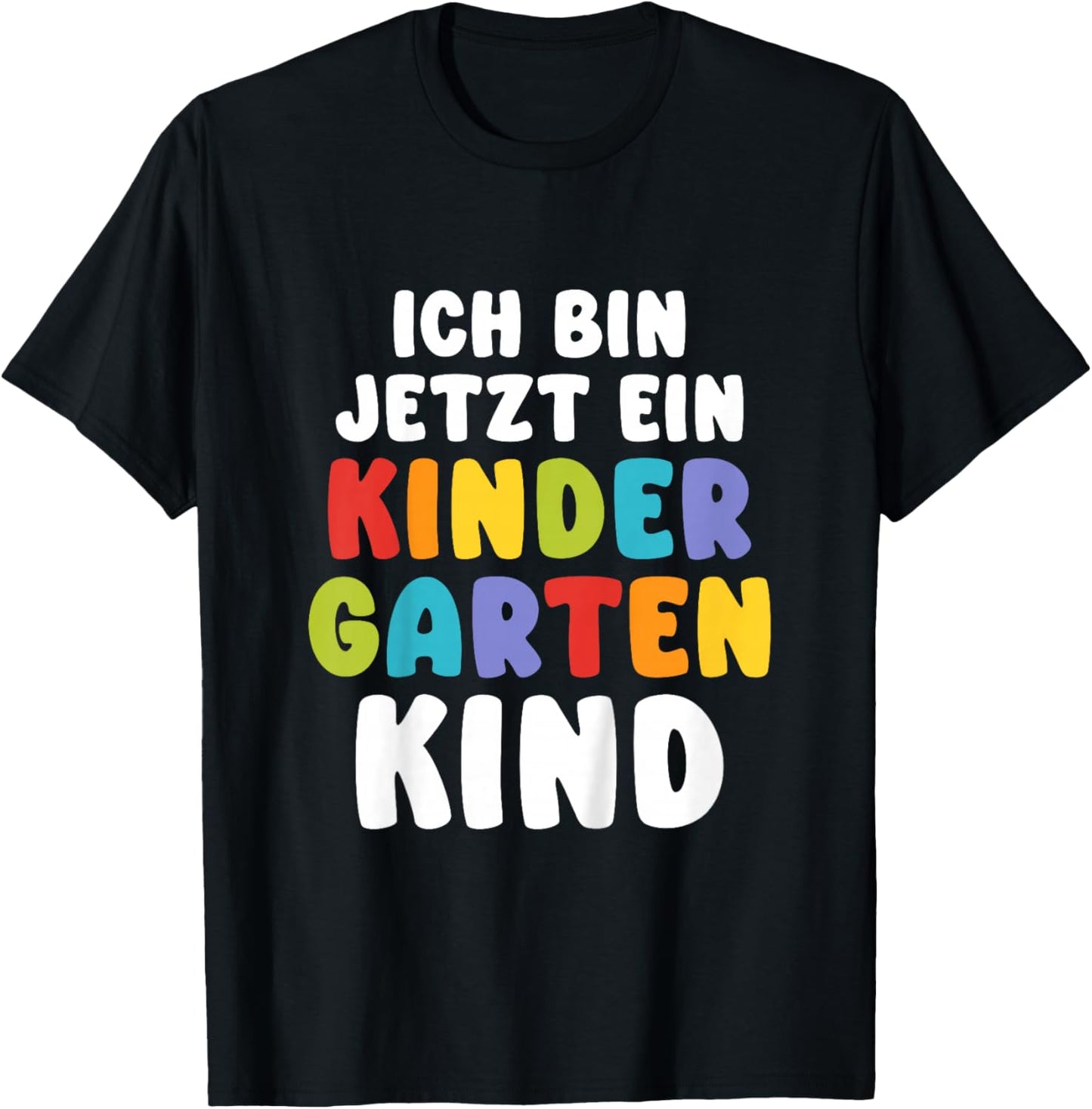 Children's First Day Start 1st Nursery Day, black T-Shirt - T-Shirt | Black