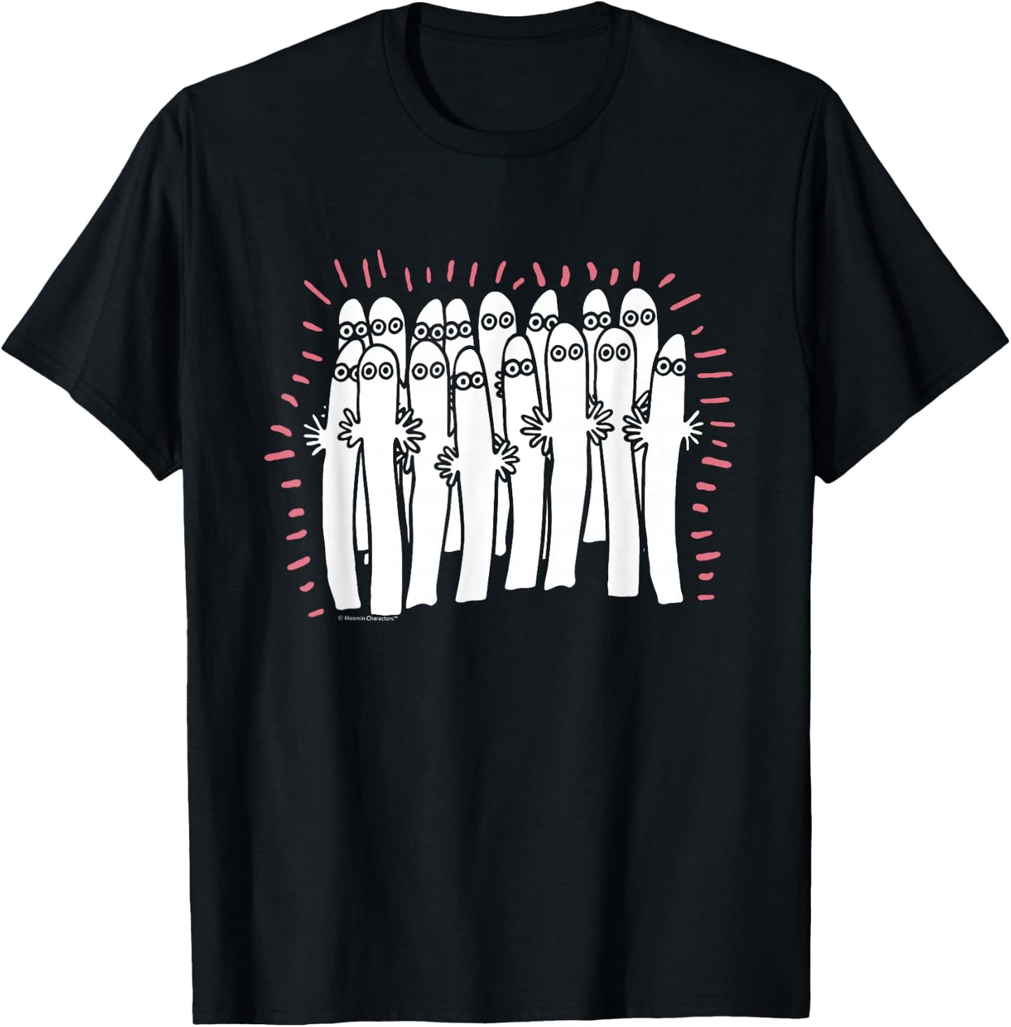 Moomin The Spooky Hattifatteners T-Shirt - T-Shirt | Black