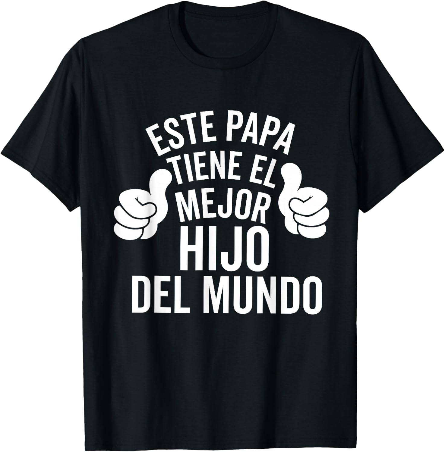 Regalos para Papa Dia Del Padre Camiseta De Un Hijo Chistosa T-Shirt - T-Shirt | Black