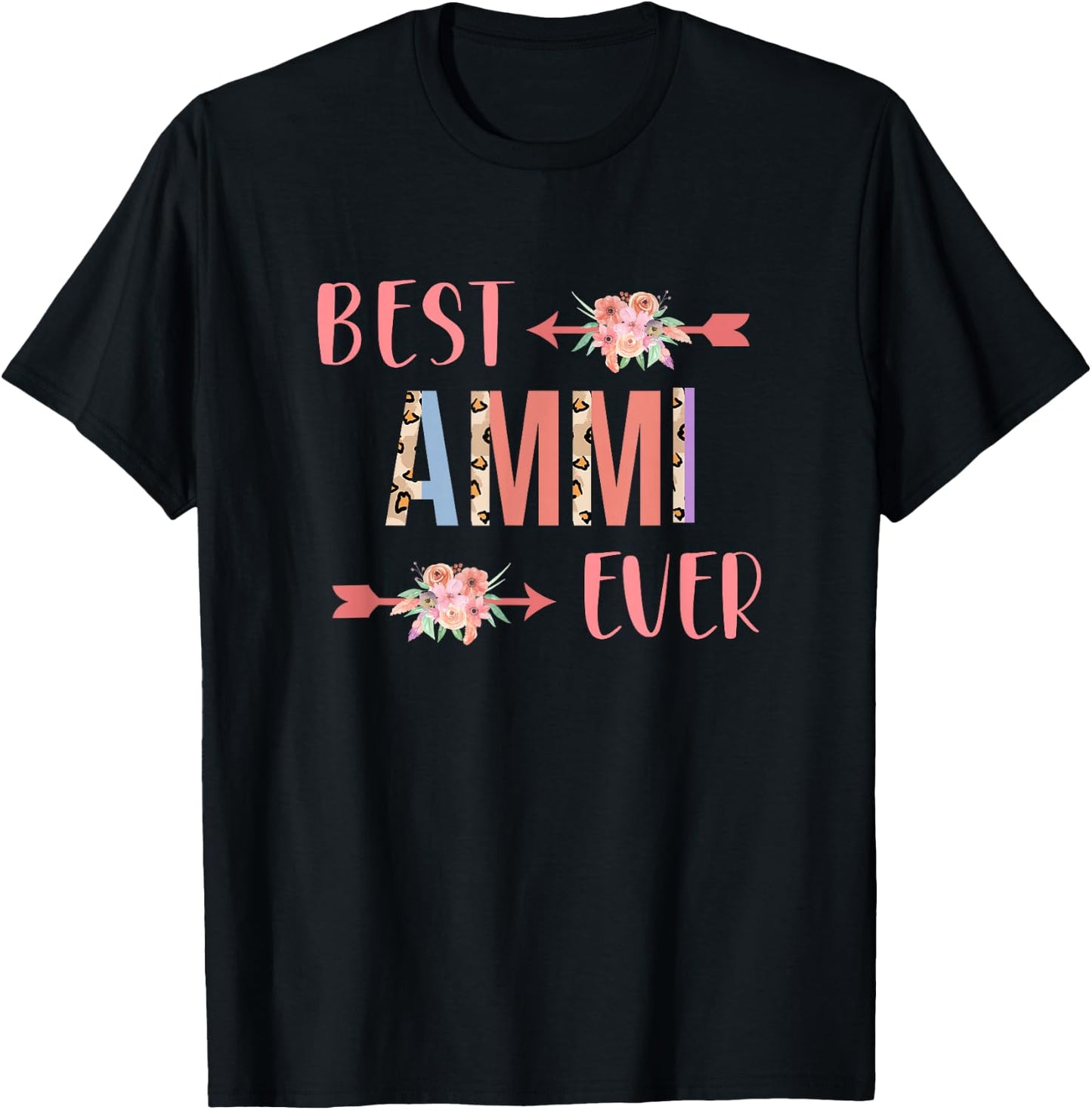 Best Ammi Ever Hindi Or Urdu Mom Mother’s Day T-Shirt - T-Shirt | Black