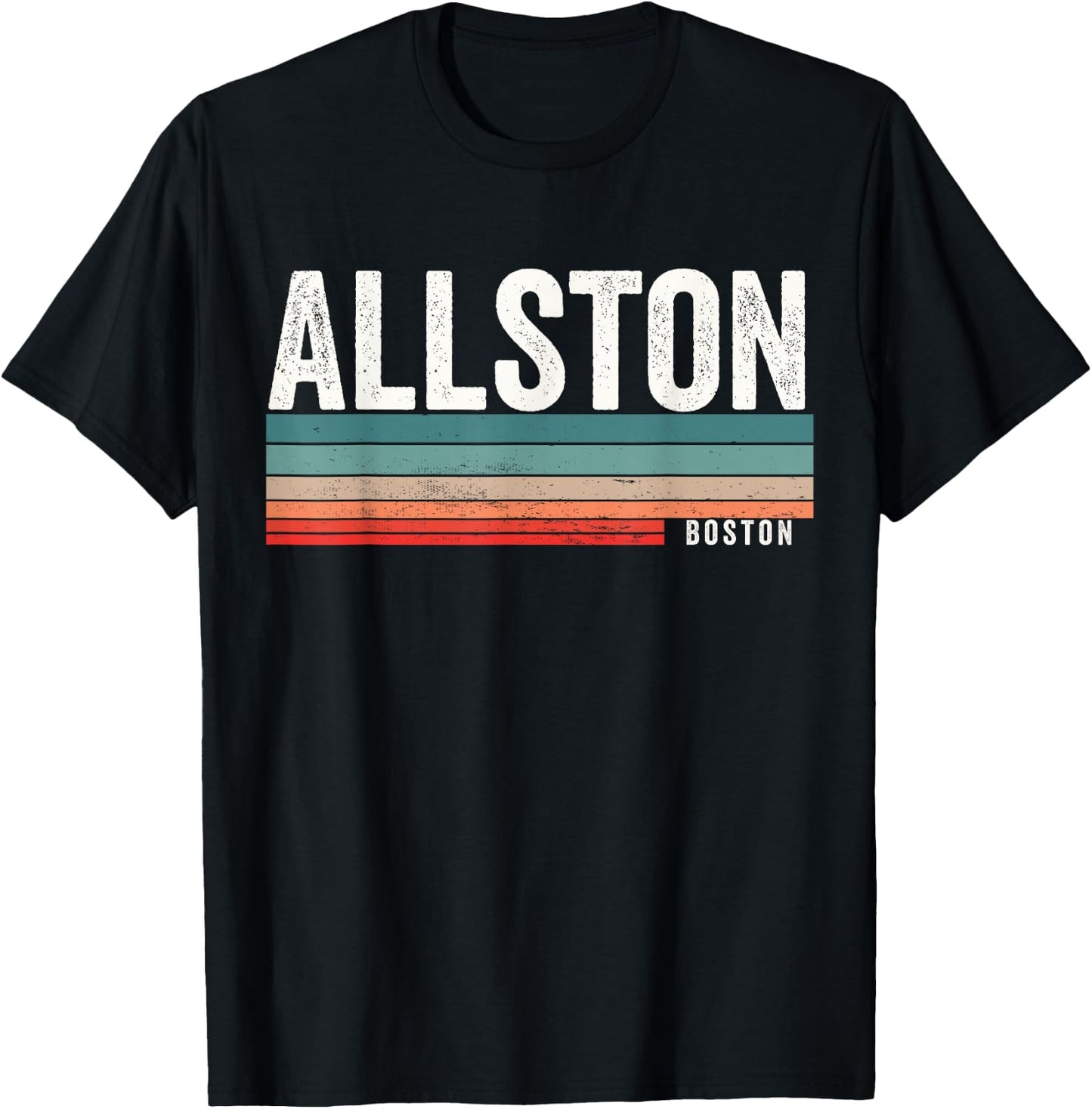 Allston Boston Massachusetts, Allston T-Shirt - T-Shirt | Black