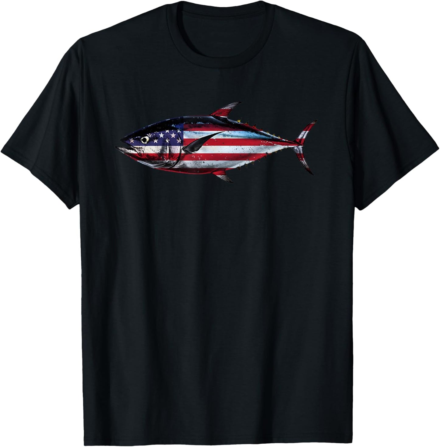 Tuna Fishing Art Women Kids Tuna Fish Tuna Fishing T-Shirt - T-Shirt | Black