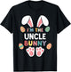 I'm The Uncle Bunny Easter Matching Family T-Shirt - T-Shirt | Black