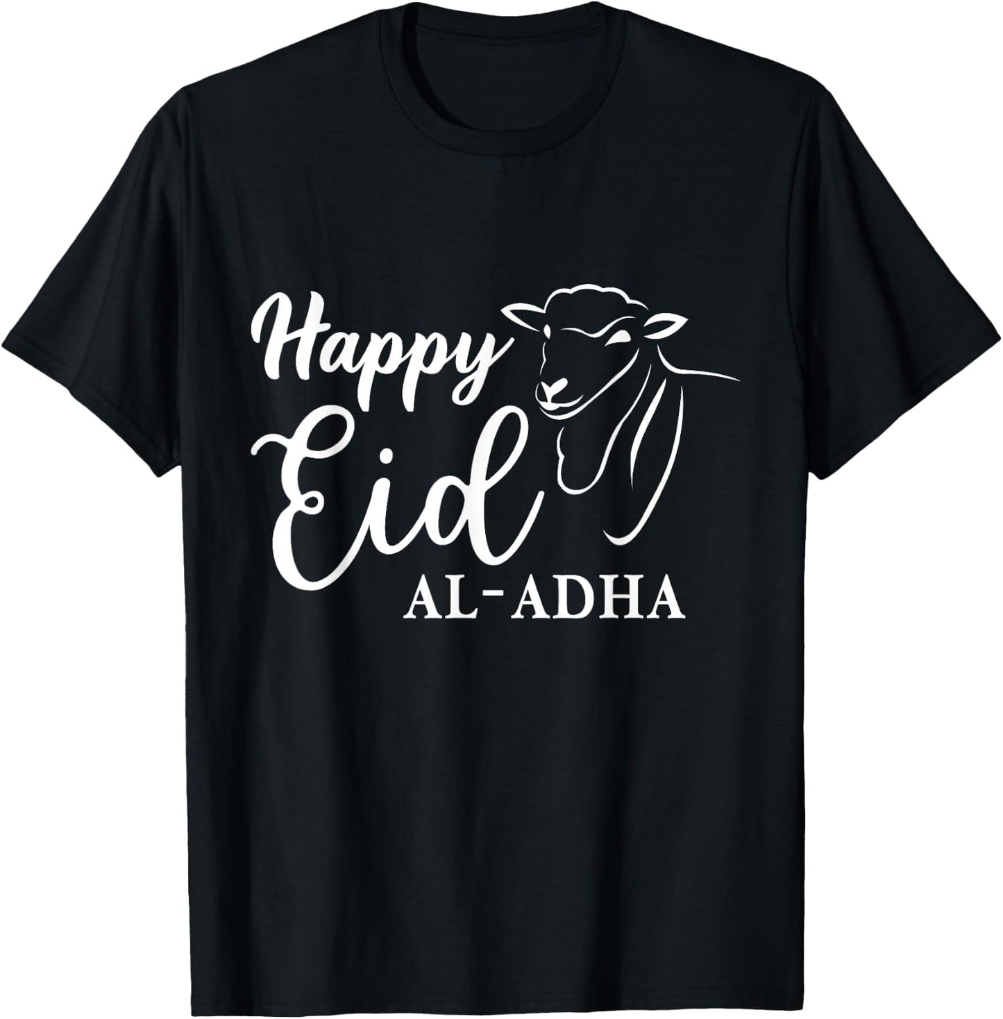 Eid Al-Adha Eid Mubarak Happy Eid Day Muslim eid 2025 kids T-Shirt - T-Shirt | Black