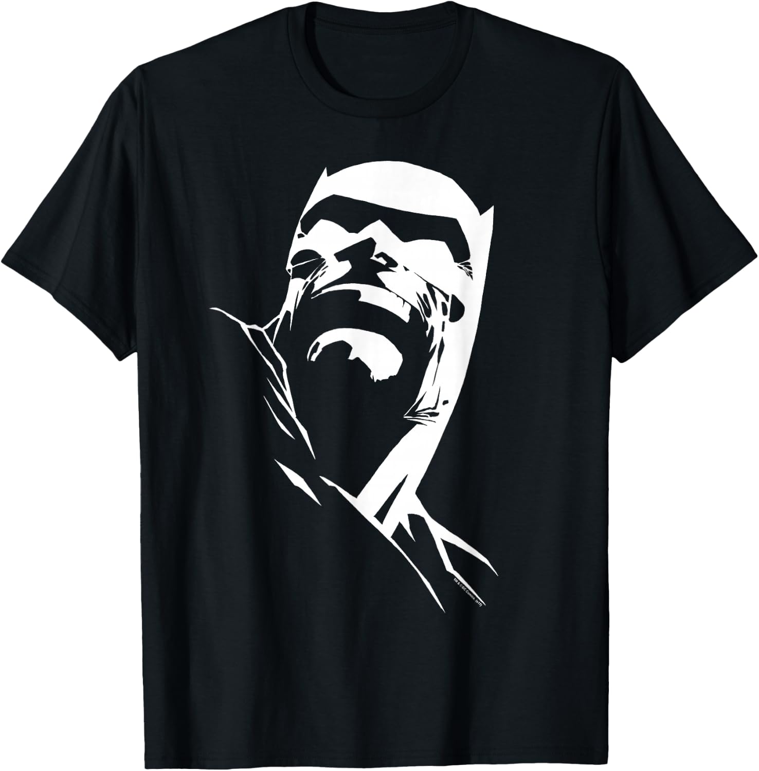 Batman Dark Knight Head T-Shirt - T-Shirt | Black