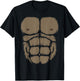 Gorilla Chest Belly Monkey Ape Muscle for Kids Adult T-Shirt - T-Shirt | Black