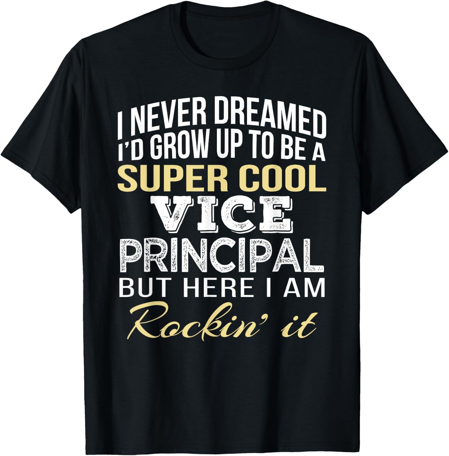 Vice Principal T Shirt Funny Gift T-Shirt - T-Shirt | Black