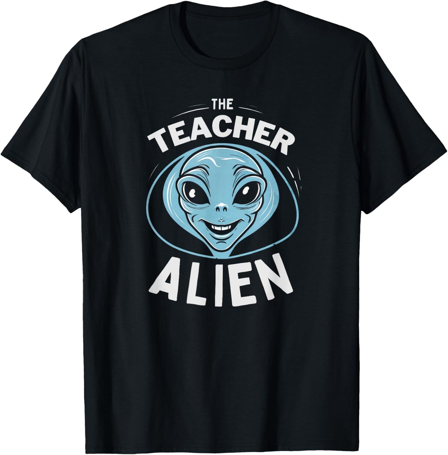 The Teacher Alien Halloween Costume T-Shirt - T-Shirt | Black