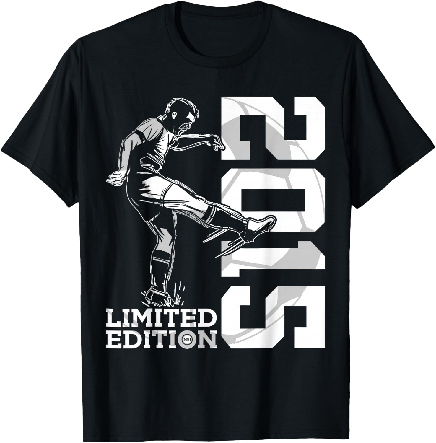 Limited Edition 2015 11 Jahre Fussball 11. Geburtstag T-Shirt - T-Shirt | Black