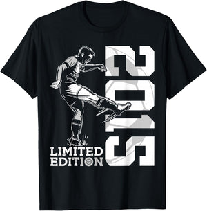 Limited Edition 2015 11 Jahre Fussball 11. Geburtstag T-Shirt - T-Shirt | Black